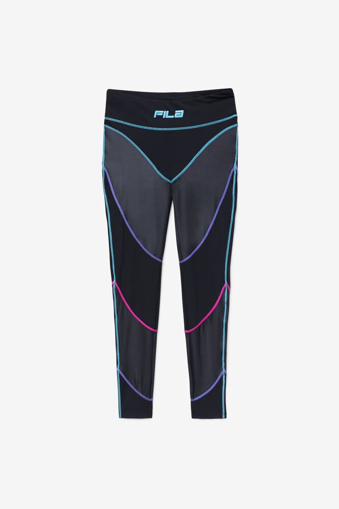 Legging Fila Dama Negrii Georgie Inalti Waisted DPHK-58476